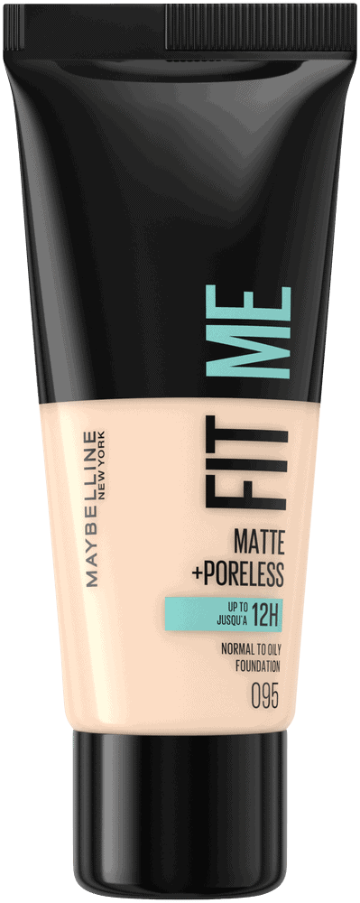 Maybelline Fit Me Fair Porcelain 12H Matte & Poreless Liquid Foundation 30ml