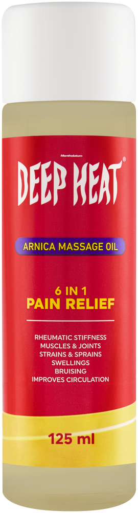 Deep Heat Arnica Massage Oil 125ml