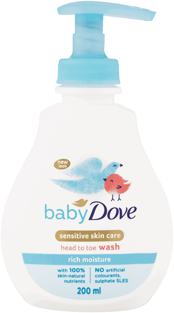 Baby Dove Rich Moisture Head to Toe Wash 200ml