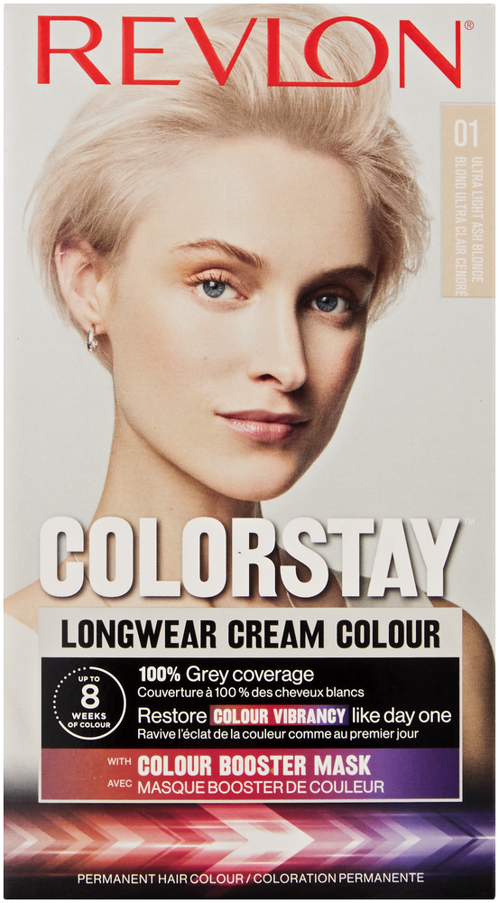 Revlon ColorStay Ultra Light Ash Blonde Longwear Cream Colour 1s