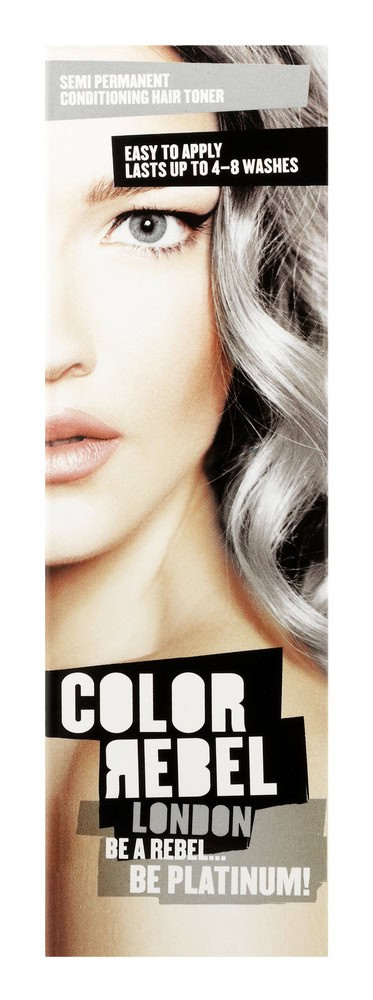 Color Rebel Be Platinum Semi Permanent Conditioning Hair Toner 100ml