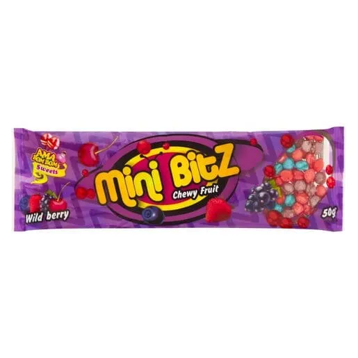 Ama MINI BITZ CHEWY FRUIT WILD BERRY 50GR