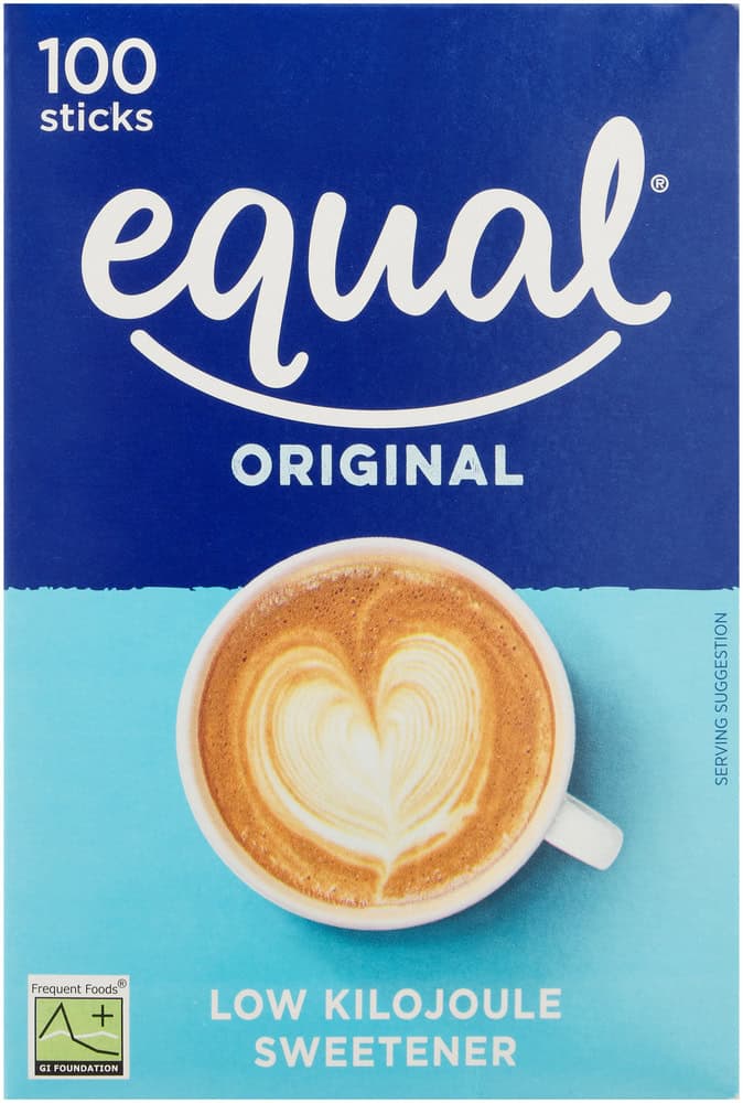 Equal Original Low Kilojoule Sweetener Sticks 100pk