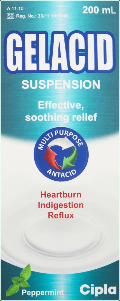 Gelacid Suspension Syrup 200ml