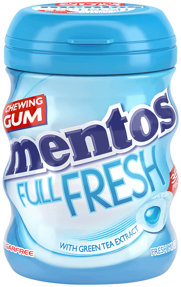Mentos Pure Fresh Fresh Mint Sugar-Free Chewing Gum 35pk