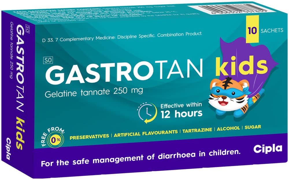 Gastrotan Kids Diarrhoea Management Sachets 10pk