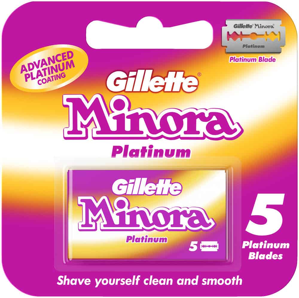 Gillette Minora Platinum Blades 20 x 5pk