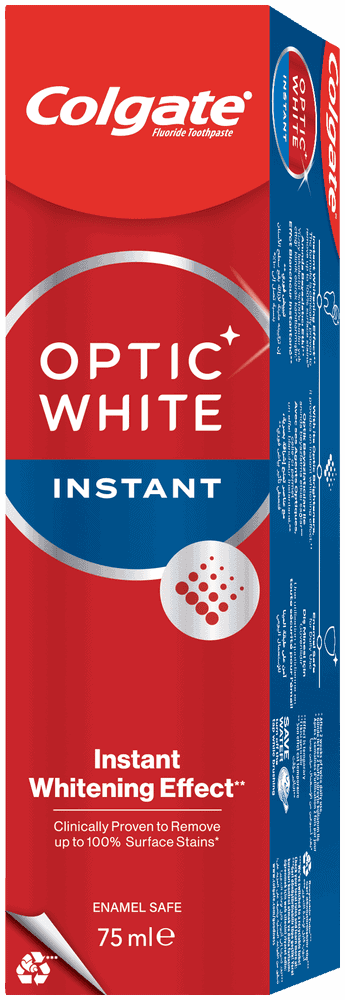 Colgate Optic White Instant Fluoride Toothpaste 75ml