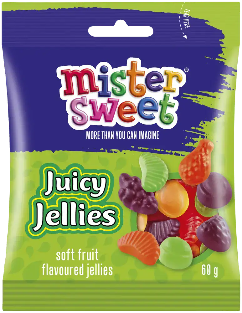 Mister Sweet Juicy Jellies 60g