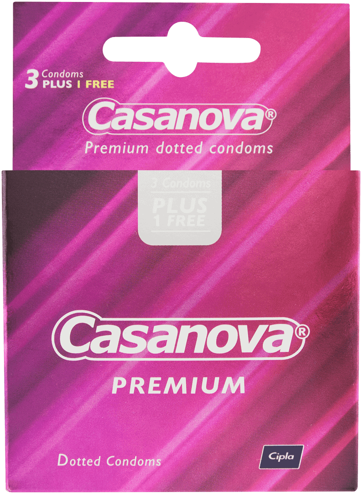 Casanova Premium Dotted Condoms 4pk