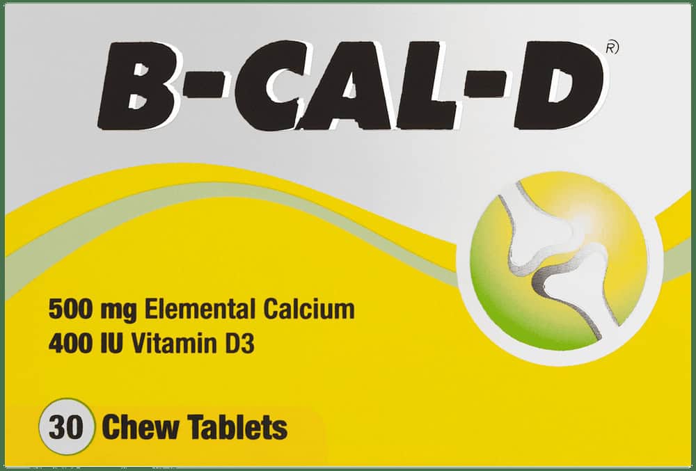 B-cal D Supplement Chew Tablets 30pk