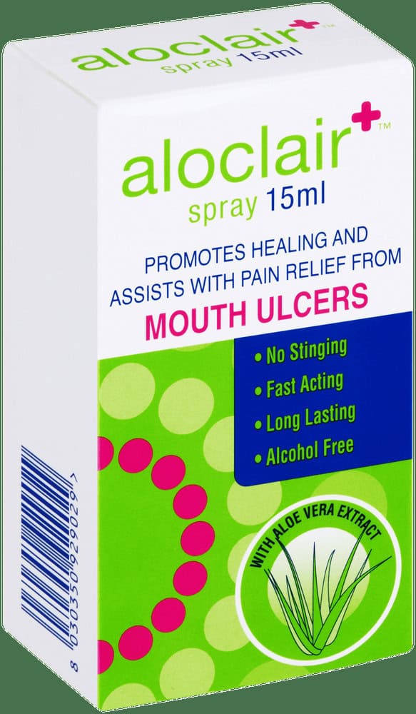 Aloclair Plus Mouth Ulcer Spray 15ml