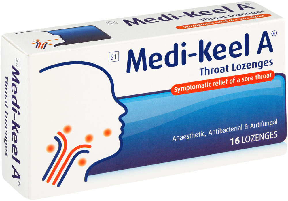 Medi-keel A Throat Lozenges 16pk