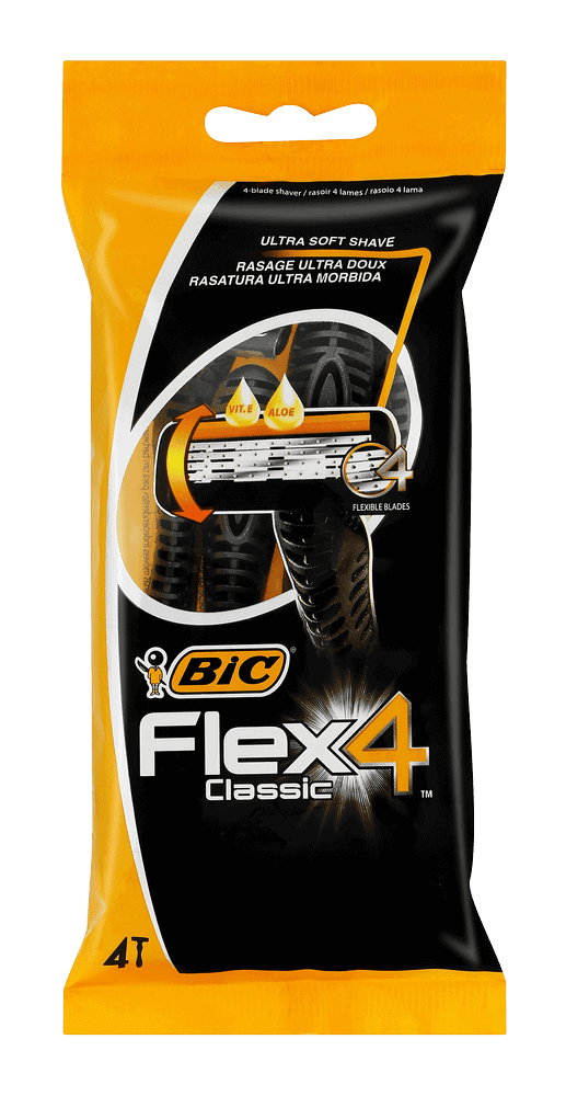 BIC Flex 4 Classic Disposable Shavers 4pk