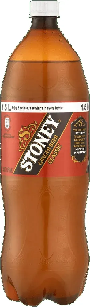 Stoney Classic Ginger Beer Soft Drink 1.5L