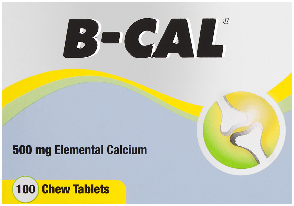B-cal Supplement Chew Tablets 100pk