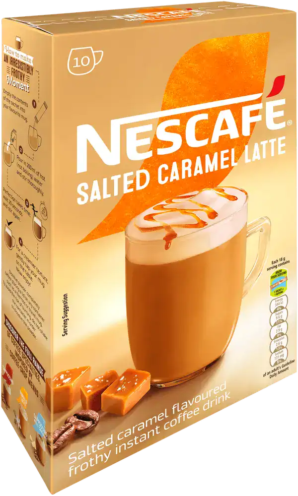 Nescafé Salted Caramel Instant Latte 10 x 18g