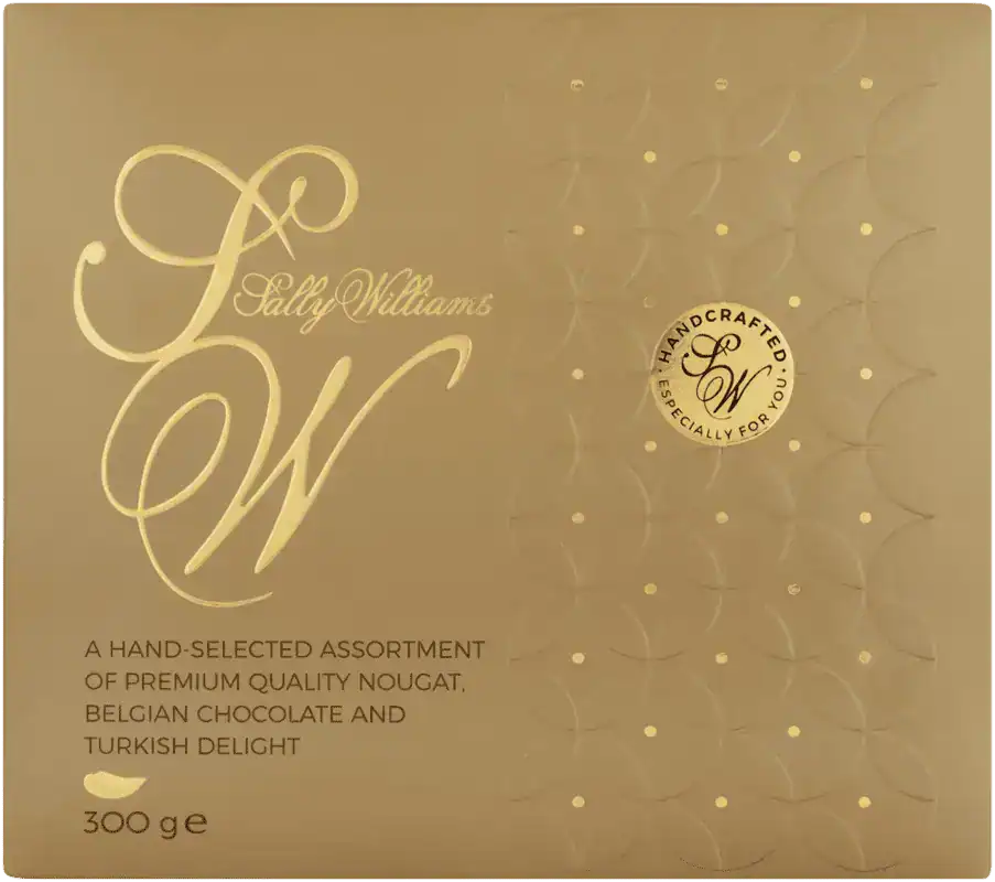 Sally Williams Assorted Nougat, Belgian Chocolate & Turkish Delight 300g