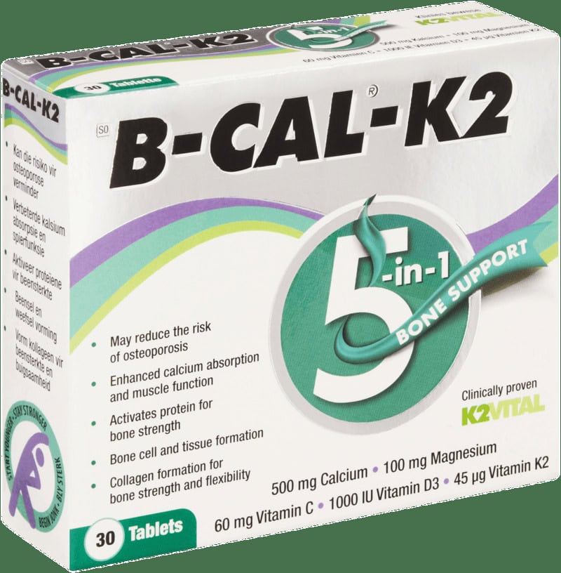 B-cal K2 5-In-1 Bone Support Tablets 30pk