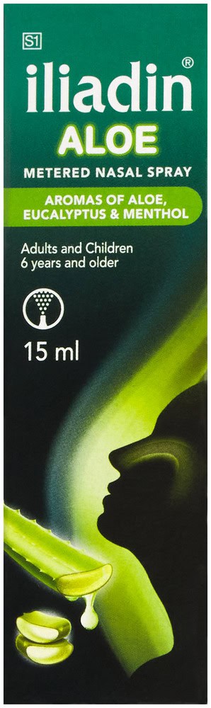 Iliadin Aloe Metered Nasal Spray 15ml