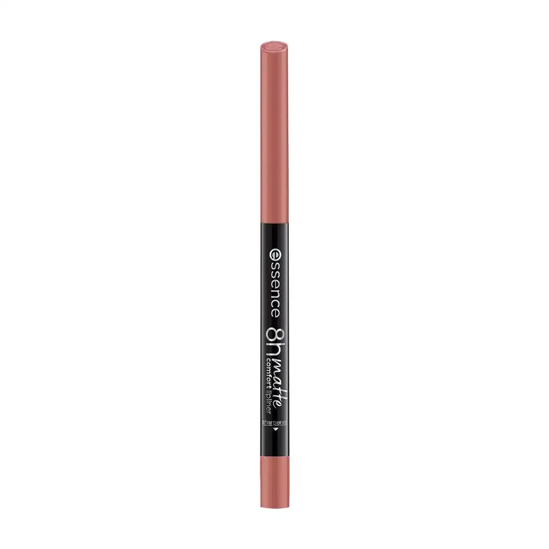 Essence 8H Matte Comfort Lipliner pencil, front view on white background