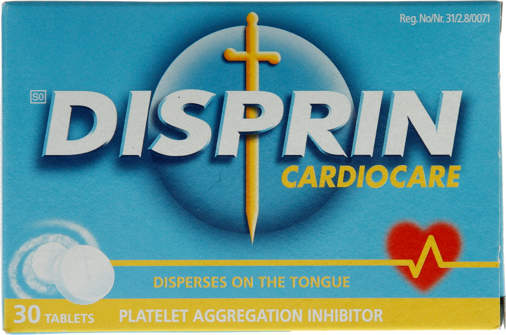 Disprin Cardiocare Platelet Aggregation Inhibitor Tablets 30pk
