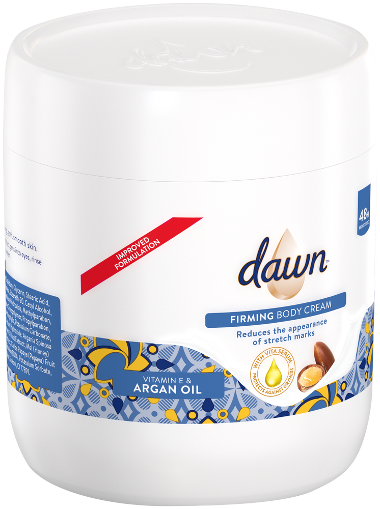Dawn Vitamin E and Argan Oil Firming Repairing Body Cream 400ml