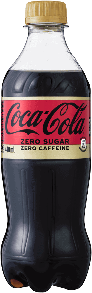 Coca-cola Zero Sugar Zero Caffeine Soft Drink 440ml