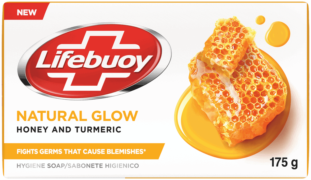 Lifebuoy Natural Glow Honey and Turmeric Hygiene Soap Bar 175g