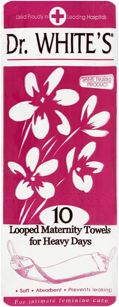 Dr. White's Looped Maternity Towels 10pk