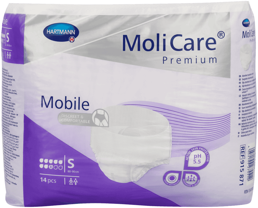 Hartmann MoliCare Small Premium Mobile Incontinence Pants 14pk 14pk
