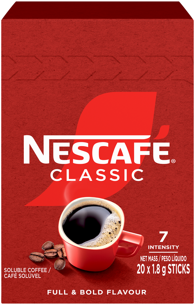 Nescafé Classic Soluble Coffee 20 x 1.8g