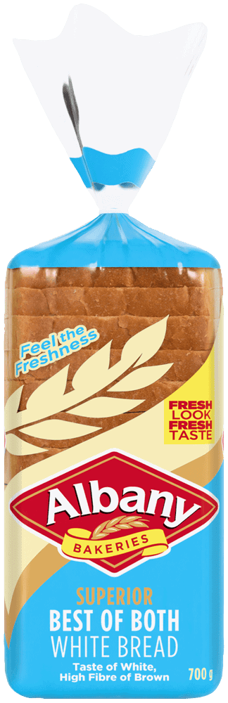 Albany Superior Best of Both White Bread 700g 700g