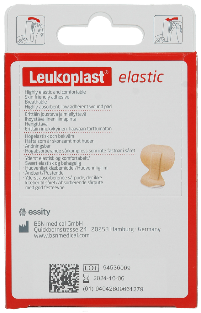 Leukoplast Elastic Adhesive First Aid Dressings 20pk