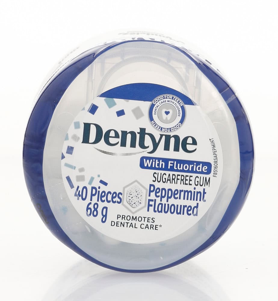 Dentyne Peppermint Flavoured Sugar-Free Gum with Fluoride 40pc