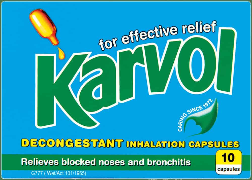 Karvol Decongestant Inhalation Capsules 10pk