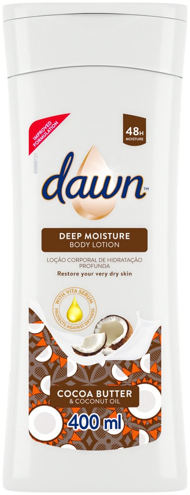 Dawn Cocoa Butter and Coconut Oil Nourishing Body Lotion 400ml