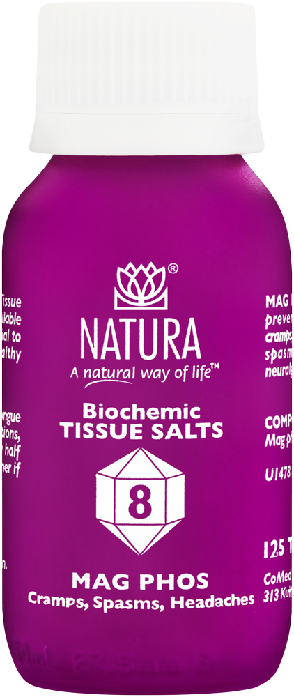 Natura Mag Phos Biochemic Tissue Salt Tablets 125pk