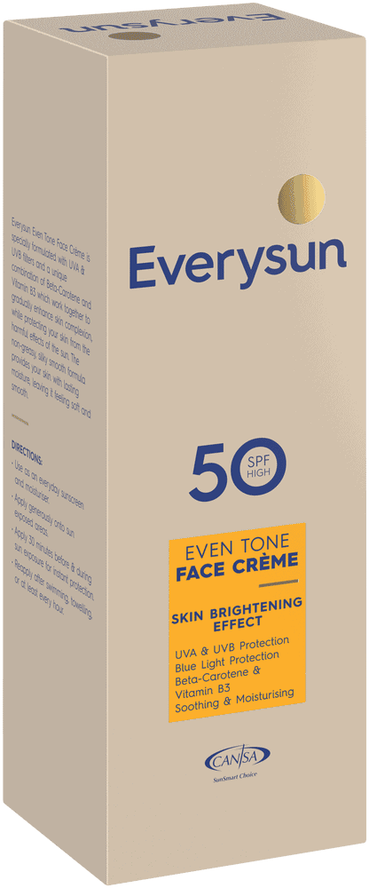 Everysun Even Tone SPF 50 Face Créme 50ml