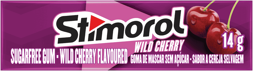 Stimorol Wild Cherry Flavoured Sugar-Free Gum 14g