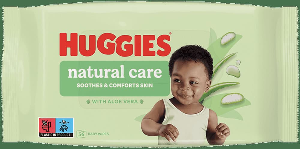 Huggies Natural Care Baby Wipes 56pk