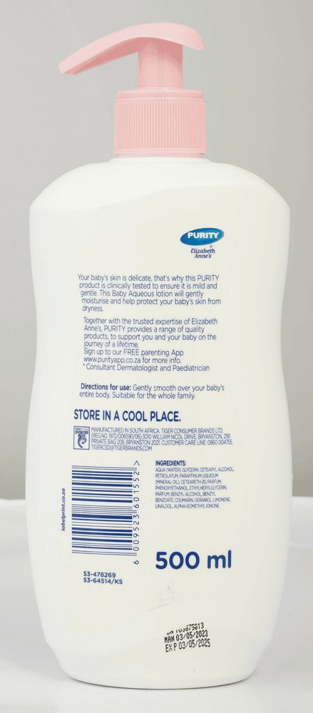 Purity Essentials Baby Aqueous Lotion 500ml