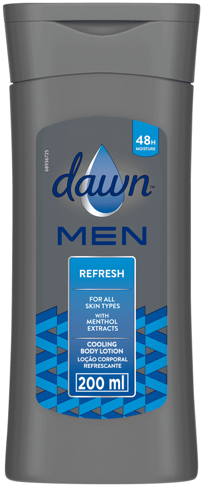 Dawn MEN Men Refresh Cooling Body Lotion for Dry Skin 200ml