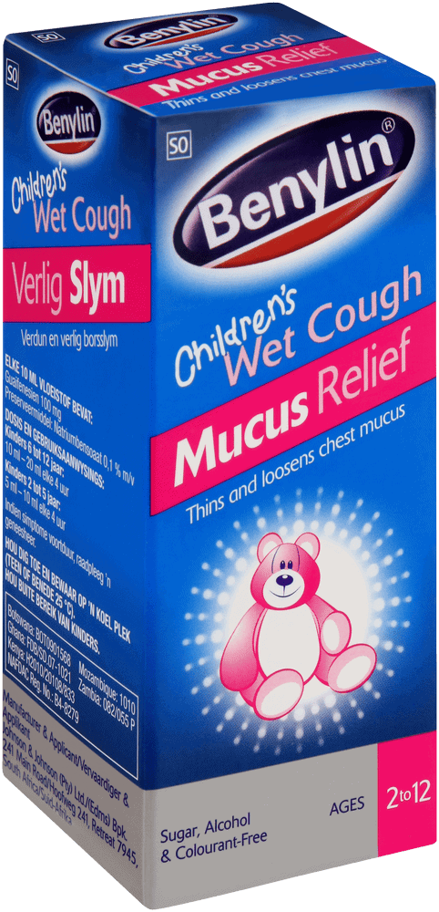 Benylin Mucus Relief Children's Wet Cough Syrup 50ml