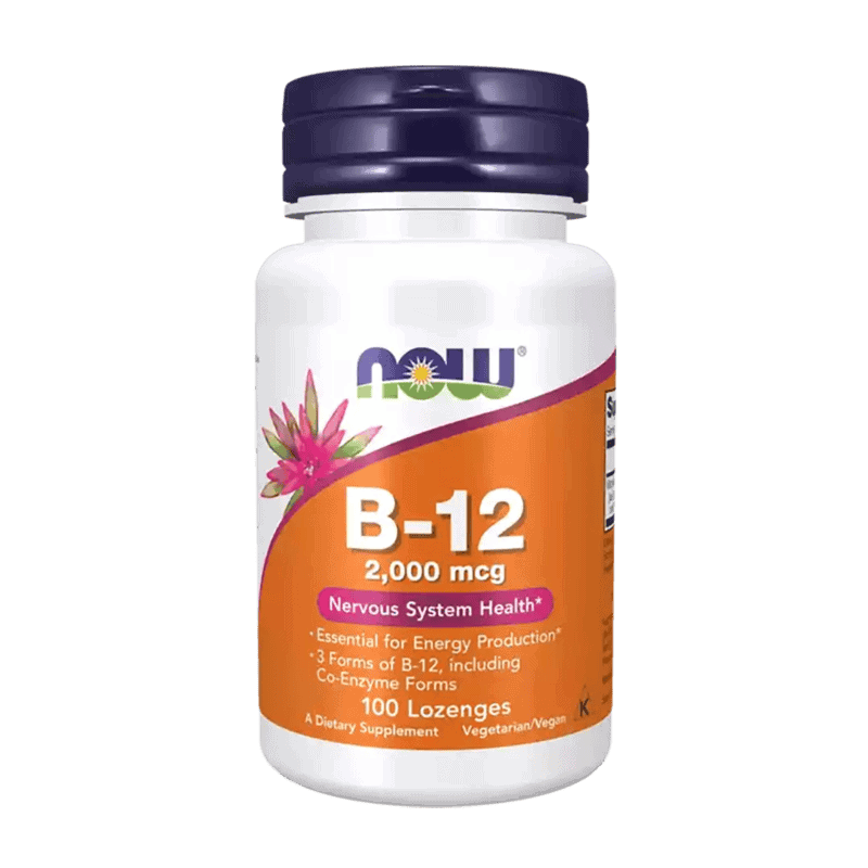 NOW Foods B-12 2000MCG 100 LOZENGES
