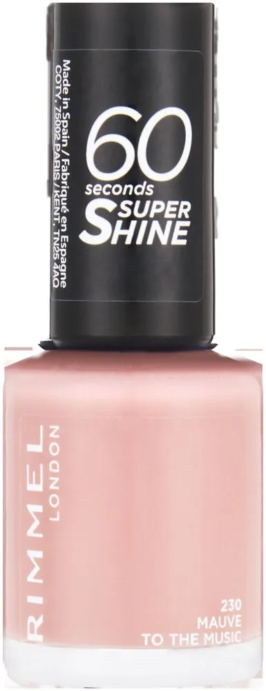 Rimmel 60 Seconds Taupe Throwback Nail Polish 8ml