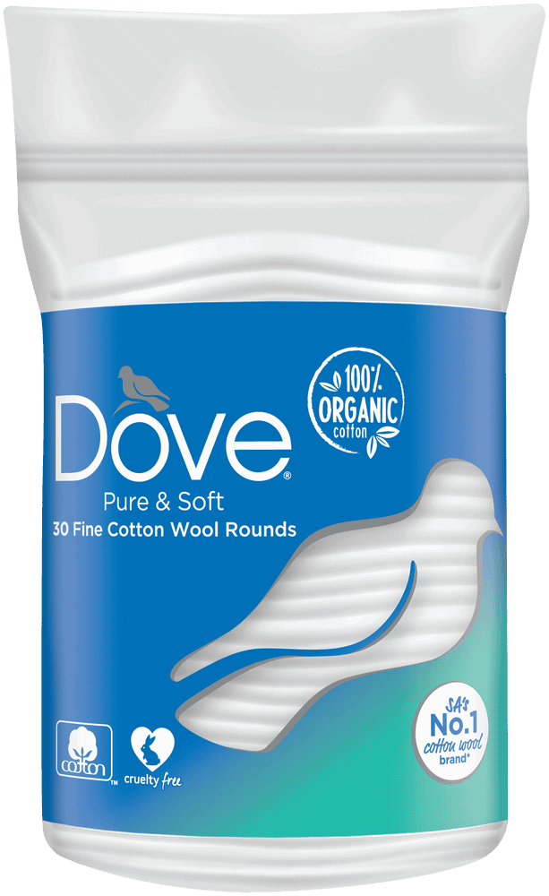 Dove Fine Cotton Wool Rounds 30pk