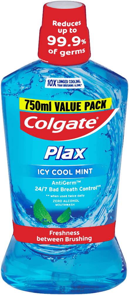 Colgate Plax Icy Cool Mint Mouthwash 750ml