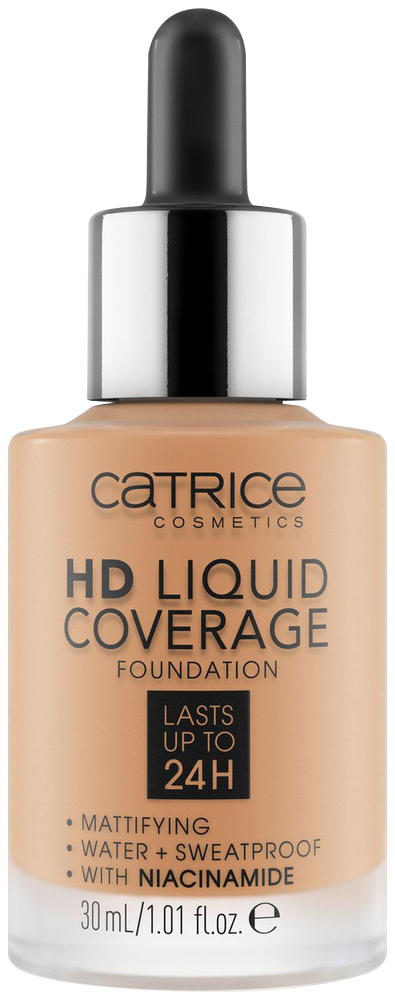 Catrice 046 Camel Beige HD Liquid Coverage Foundation 30ml